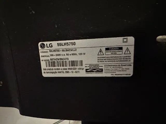 TV LG 55'' com defeito - Foto 2