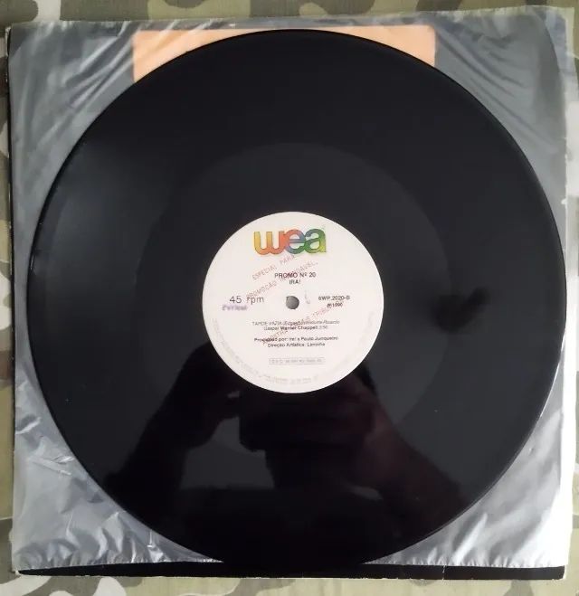 Vinil 12" Single Ira! - Tarde Vazia (Promo 1990) Rock Nacional - Foto 4