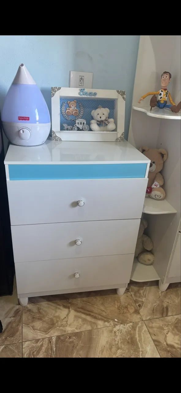 Guarda-roupa infantil e cômoda - Foto 3