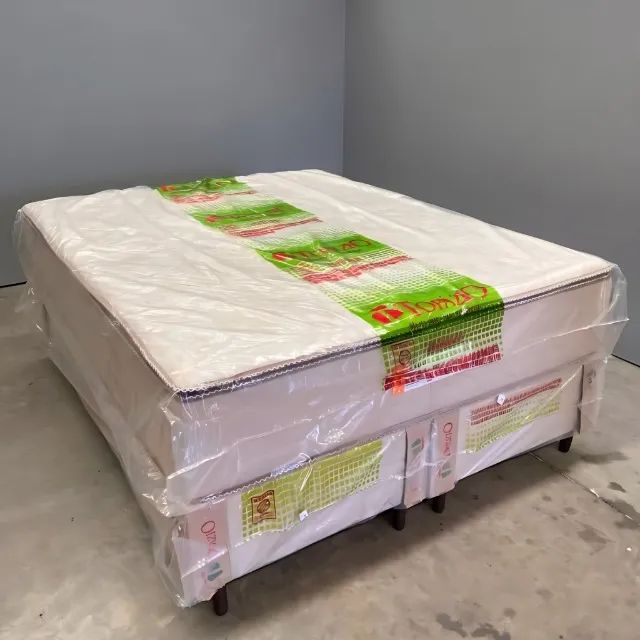 Cama Box King Casal Nova não usada - Embalada no plástico.