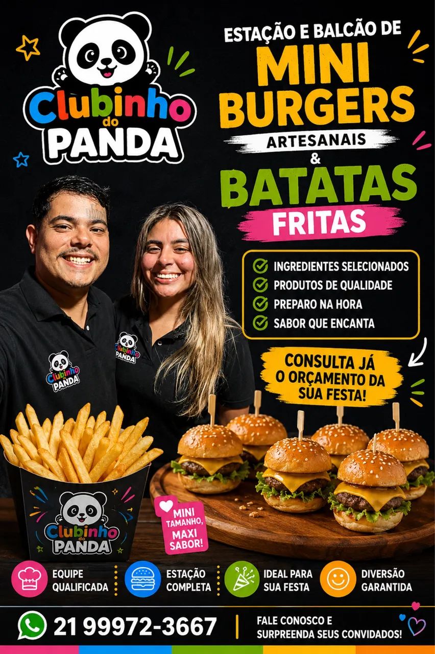 Estação de Mini Burgers!