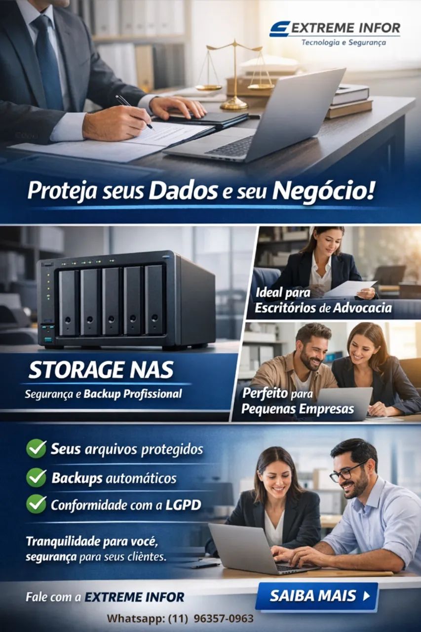 StorageNas Proteção de Dados e Segurança