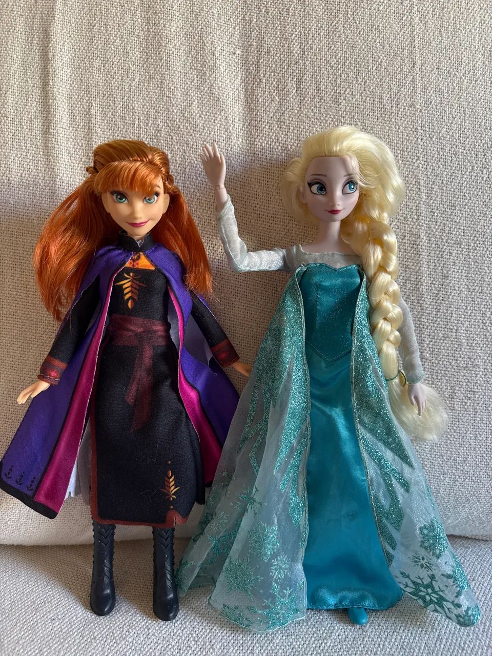 Boneca frozen e Ana 