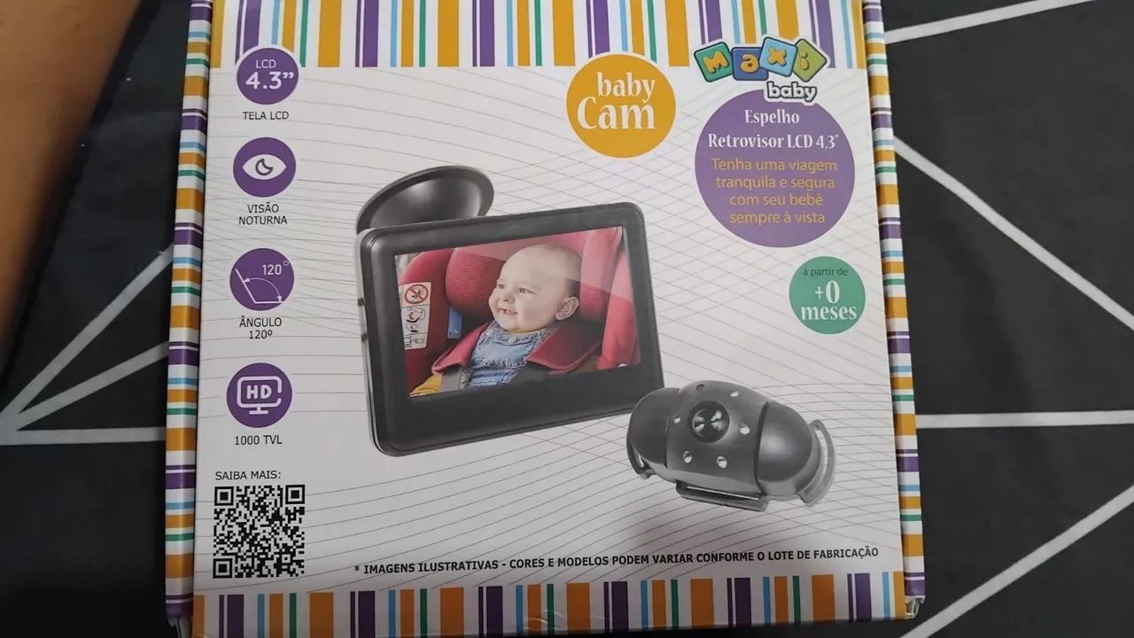 Câmera espelho retrovisor ver bebe carro - Foto 2