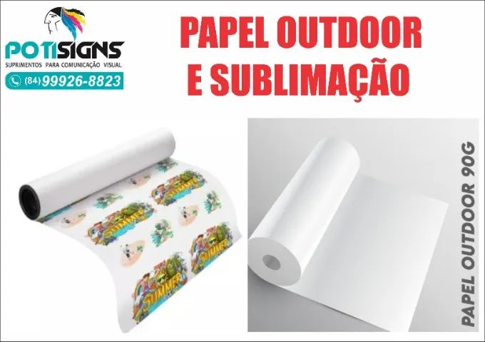 Papel sublimação / Papel outdoor