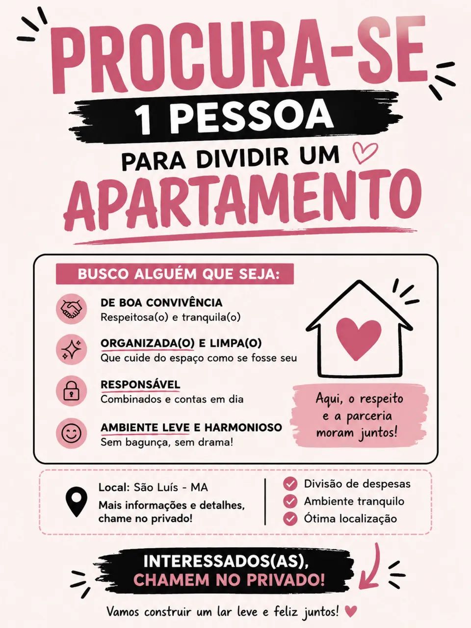 Dividir apartamento. 