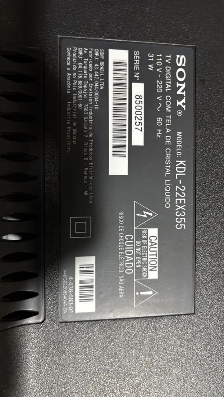 Tv Sony bravia 22 polegadas  - Foto 5