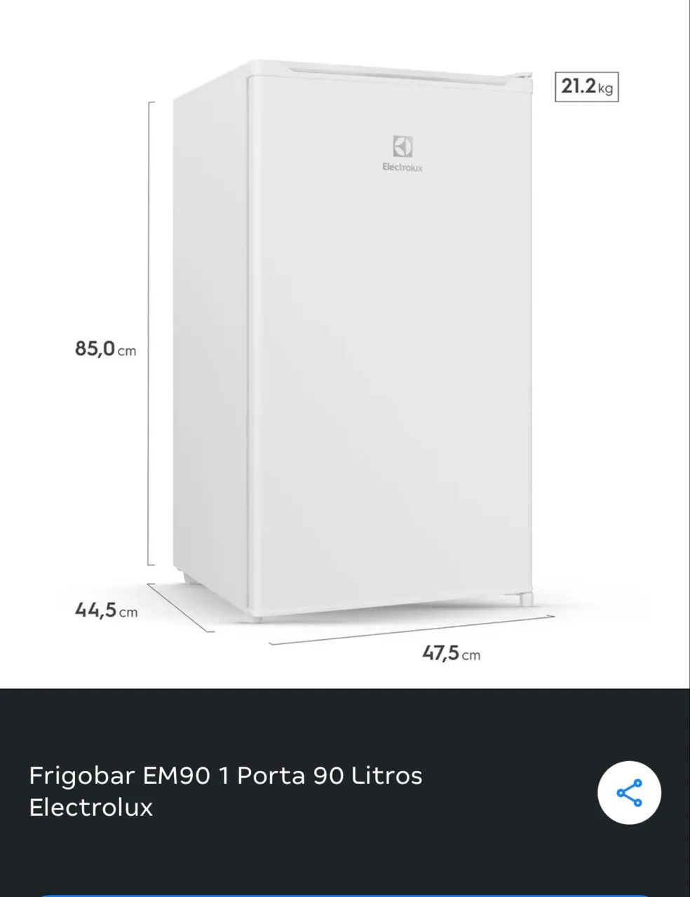Frigobar Electrolux 90L  - Foto 5