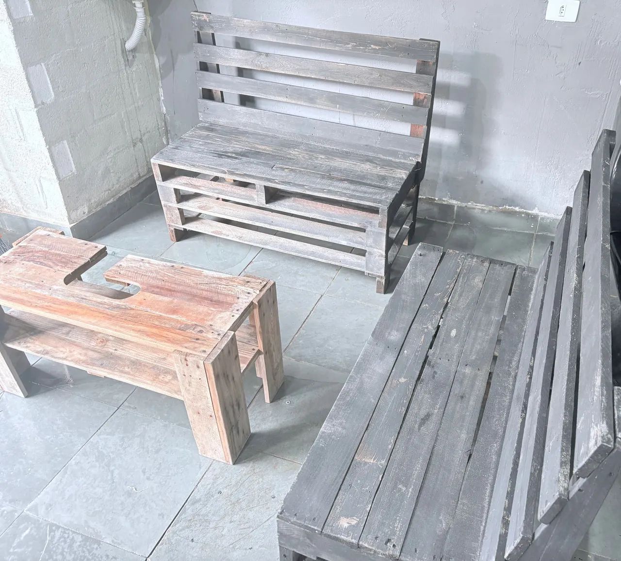 Bancos de paletes  - Foto 2