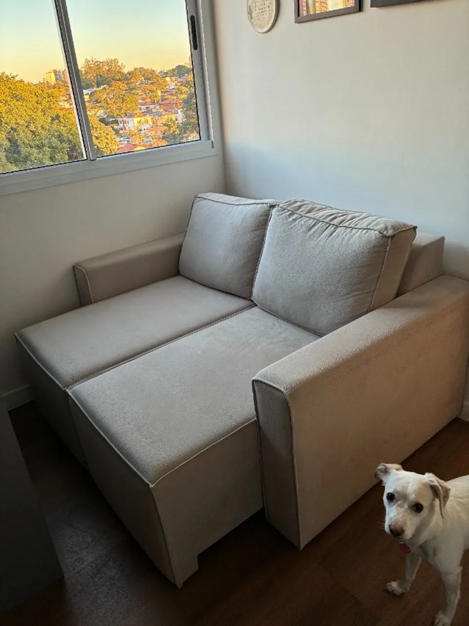 Sofá Retrátil Kaza Sofá 2 Lugares | Excelente Estado - Foto 2