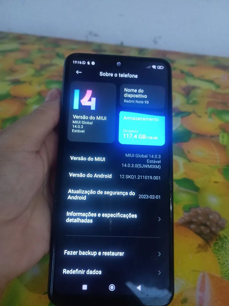 Cell Redmi Note 9s