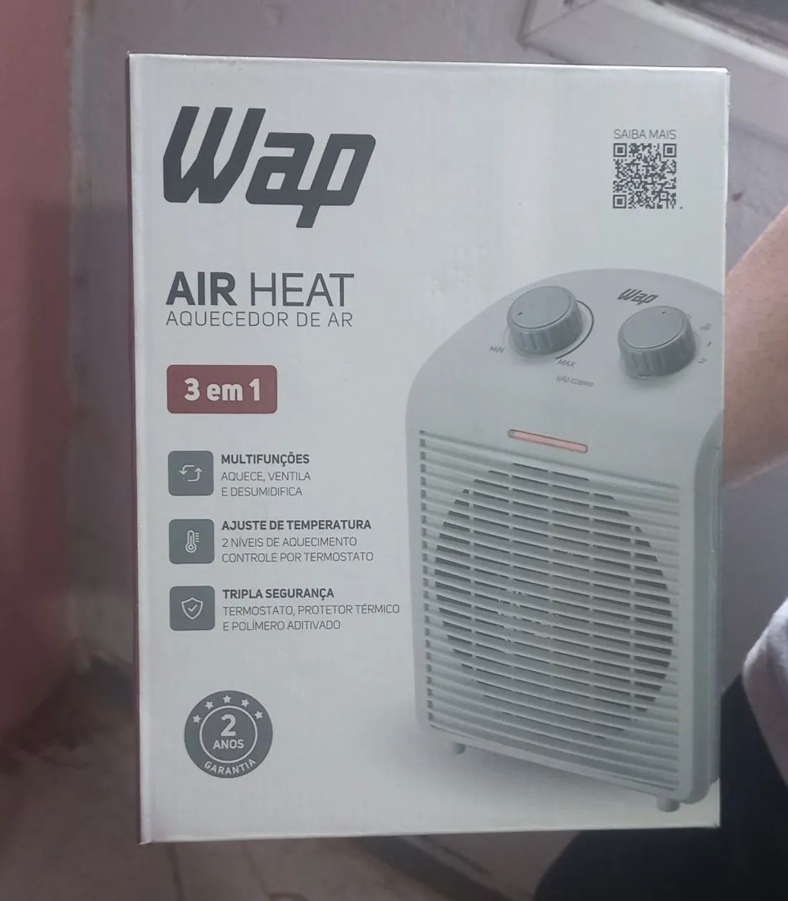 Vendo aquecedor wap lacrado
