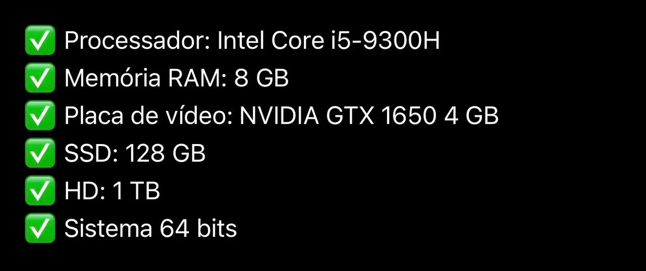 Notebook Acer nitro 5
