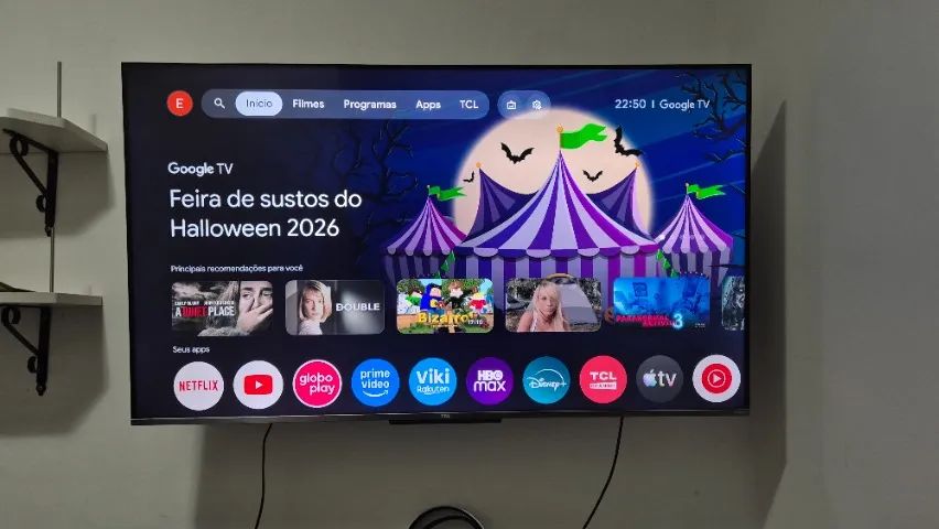 TV TCL Qled 50C725 4K 50 polegadas - Foto 2