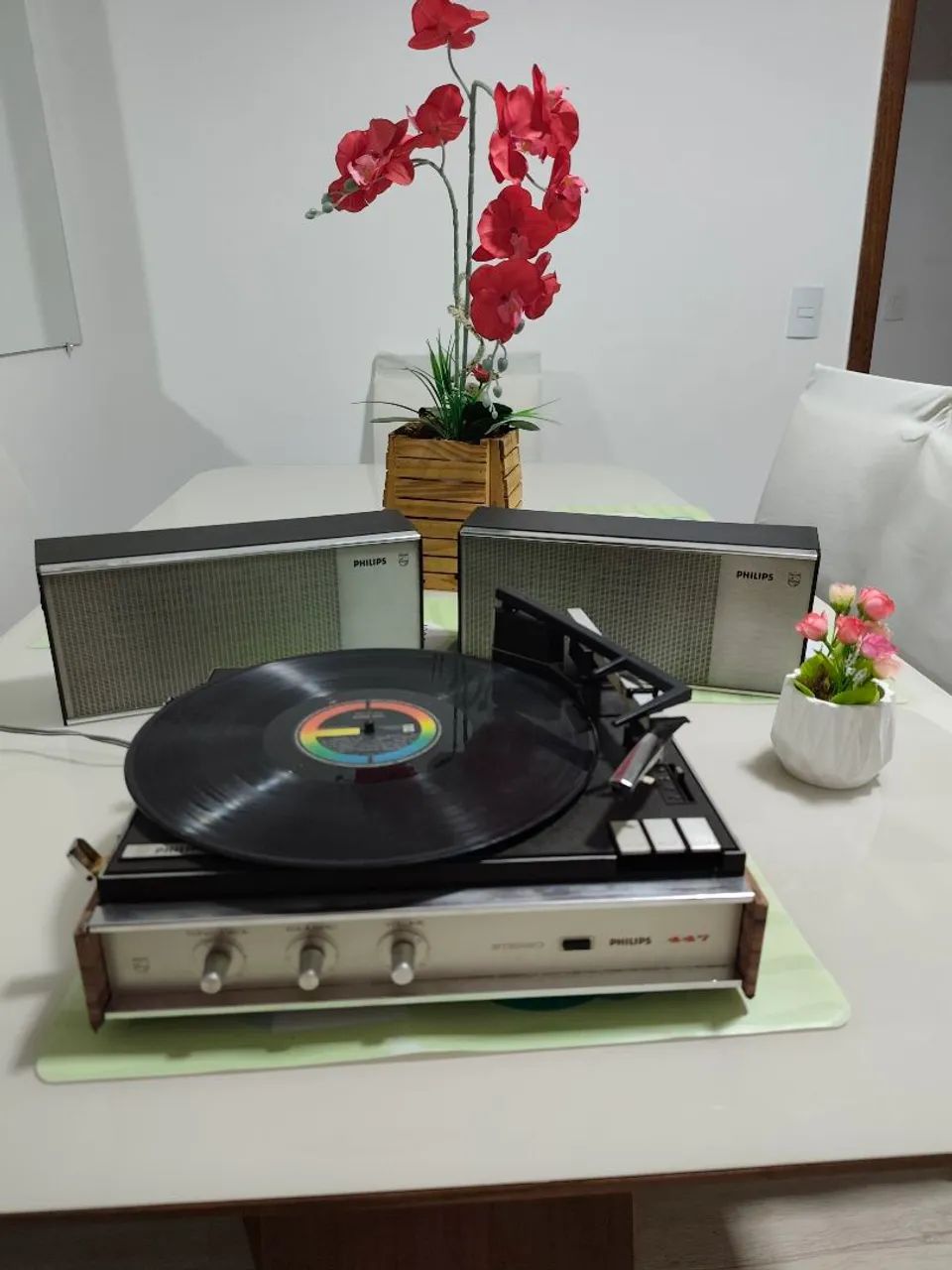 Vitrolinha Philips 447 Stereo Automática 