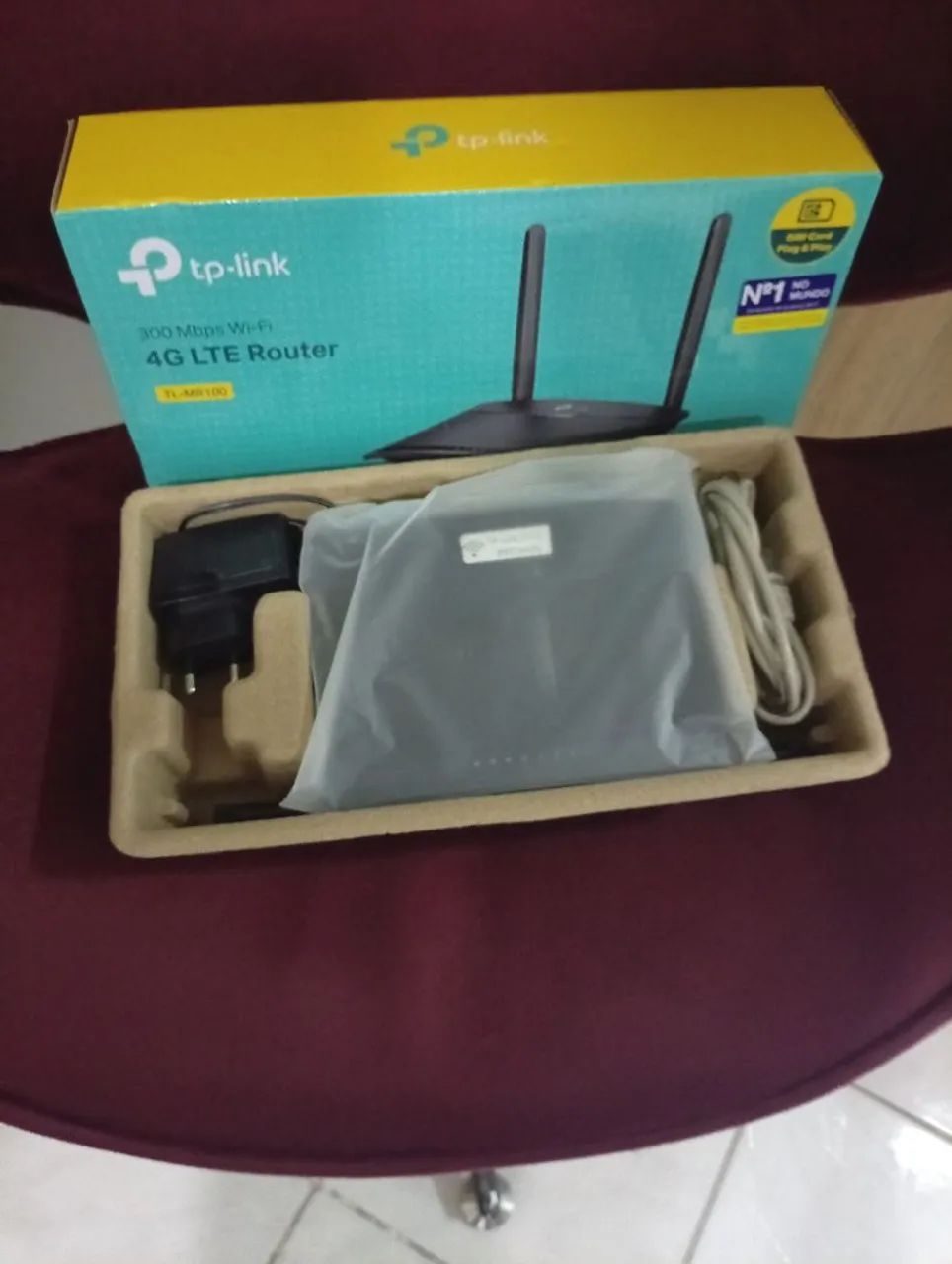 Tp - Link modem internet CHIP 300 Mbps WI - FI N com nota TLRM100 - Foto 2