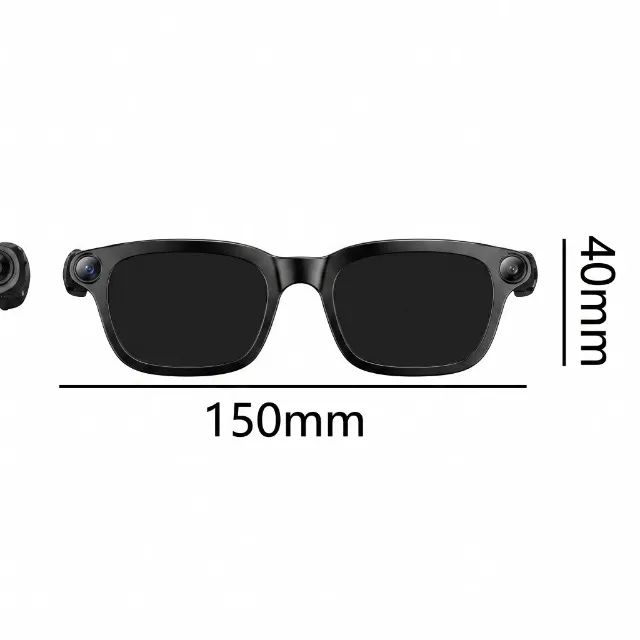 Óculos Inteligente com Câmera HD e Áudio Bluetooth - Foto 3