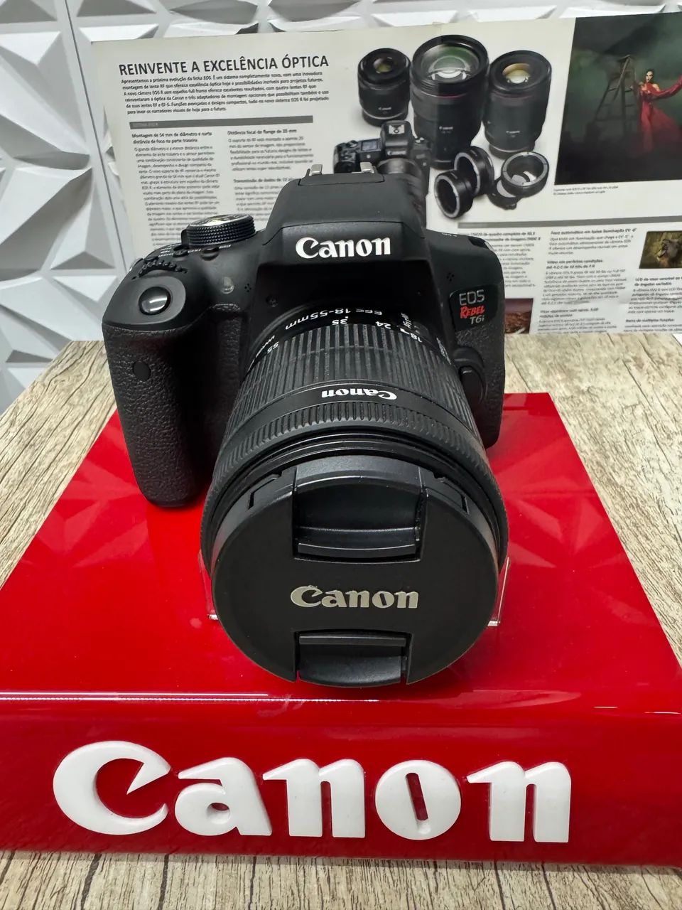 Cânon t6i completa impecável 1 ano de garantia  - Foto 3