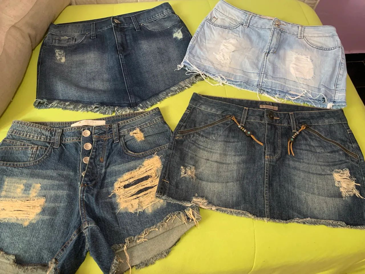 4 pcs jeans, femininas : ( clock  house, c&a) - Foto 4