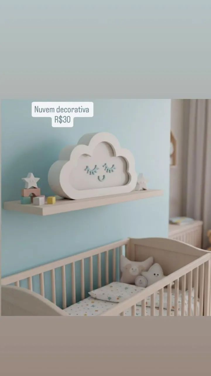 Nuvem decorativa 
