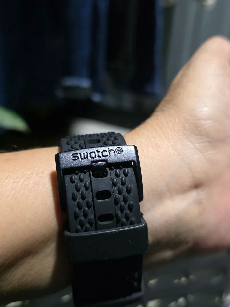 Vendo Relógio Swatch - original - modelo Big Bold BBBlack  - Foto 2