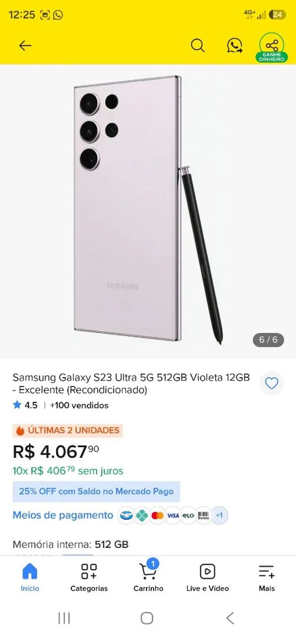 CELULAR S23 ULTRA - Foto 5