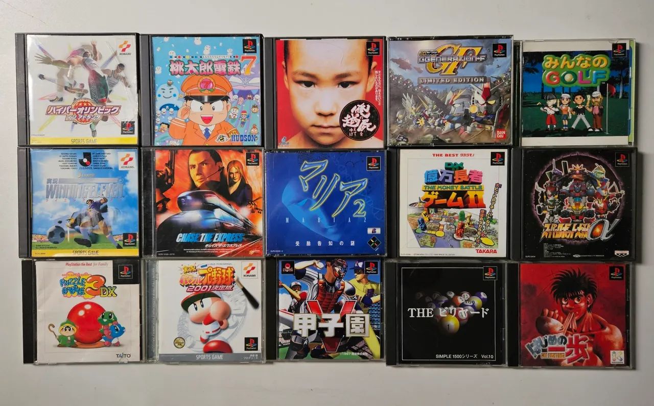 Jogos Ps1 Playstation one  original japonês seminovos
