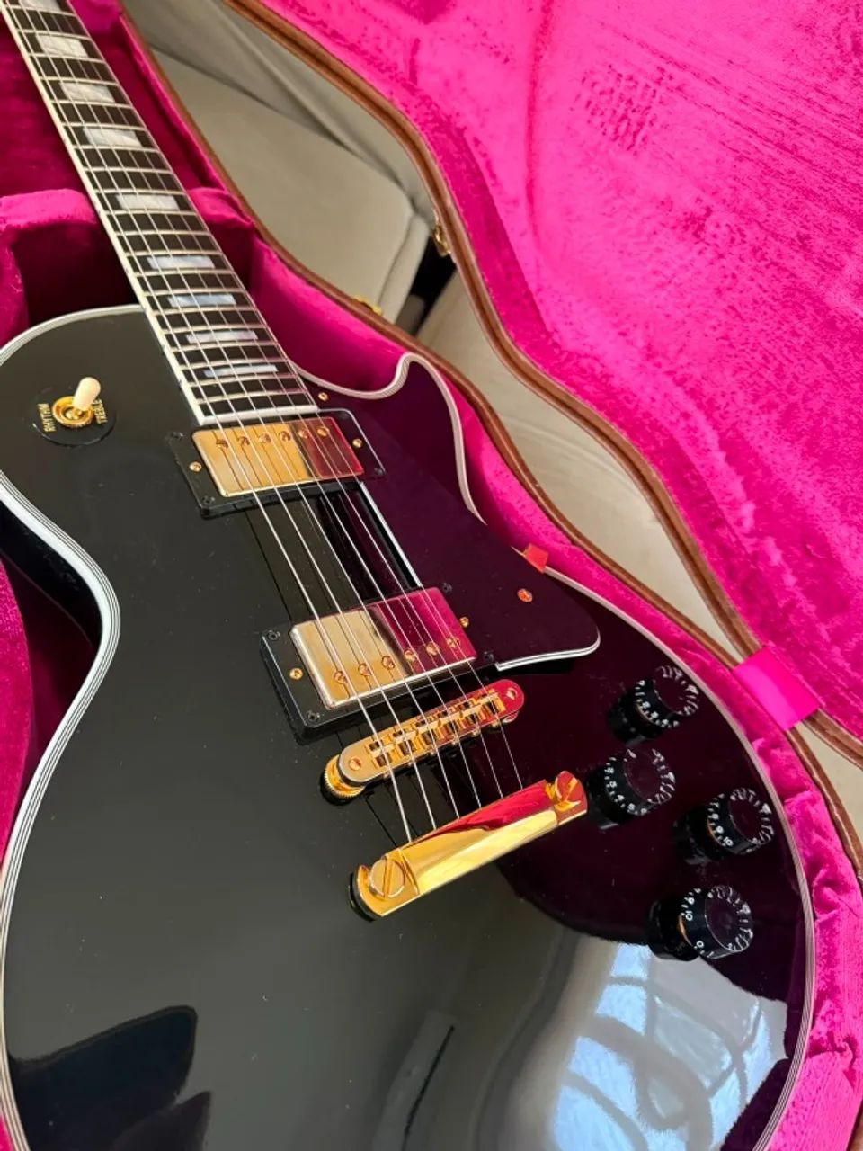 Gibson Les Paul Custom Ebony 2016 - Foto 3
