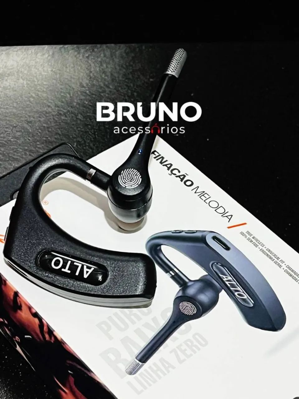 Fone de ouvido Bluetooth para Uber com microfone - Foto 2
