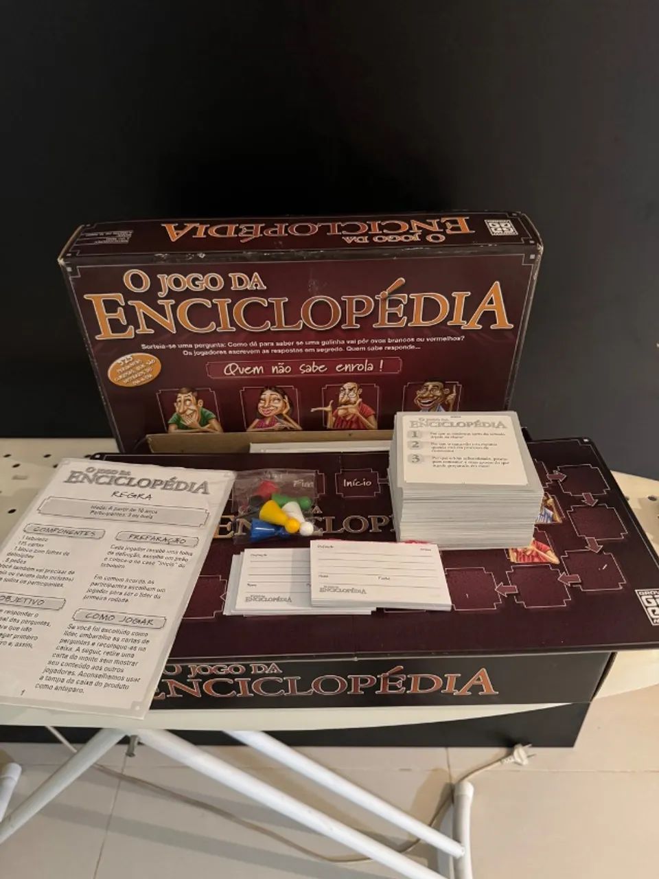 O Jogos da Enciclopédia Jogo de Tabuleiro - Foto 3