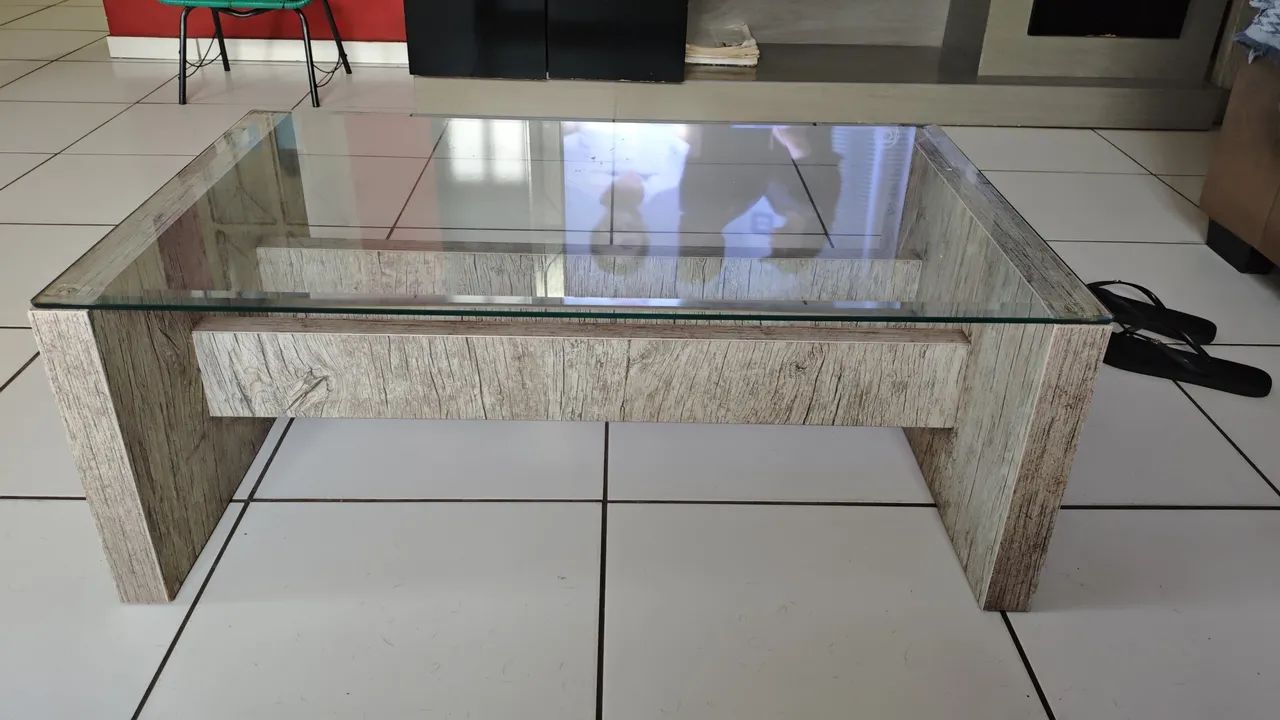Conjunto de mesa lateral e mesa de centro - Foto 5