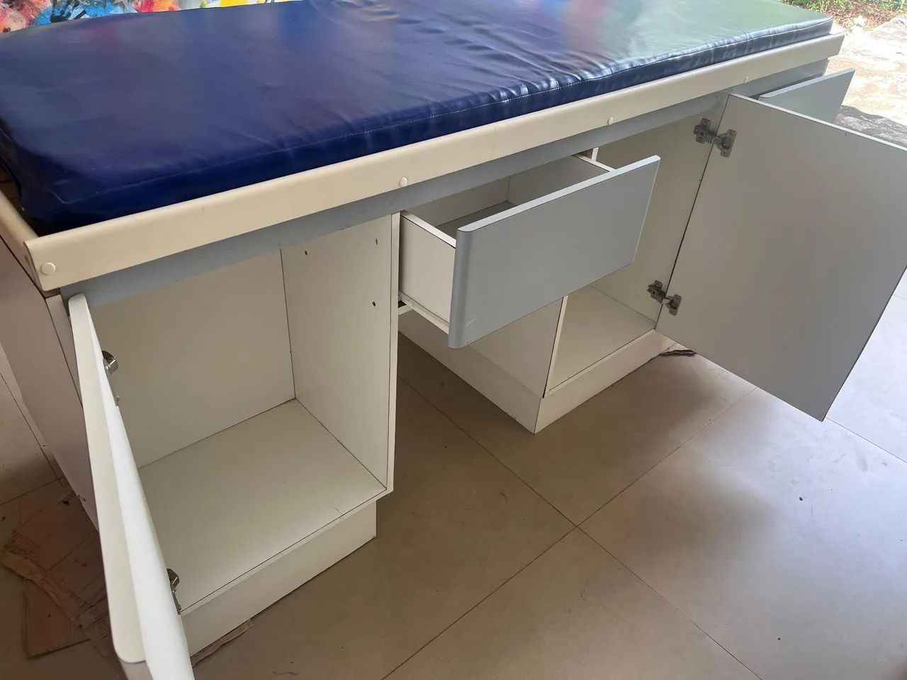 Maca Fixa com Armário e Gavetas + Colchão Impermeável - Foto 4