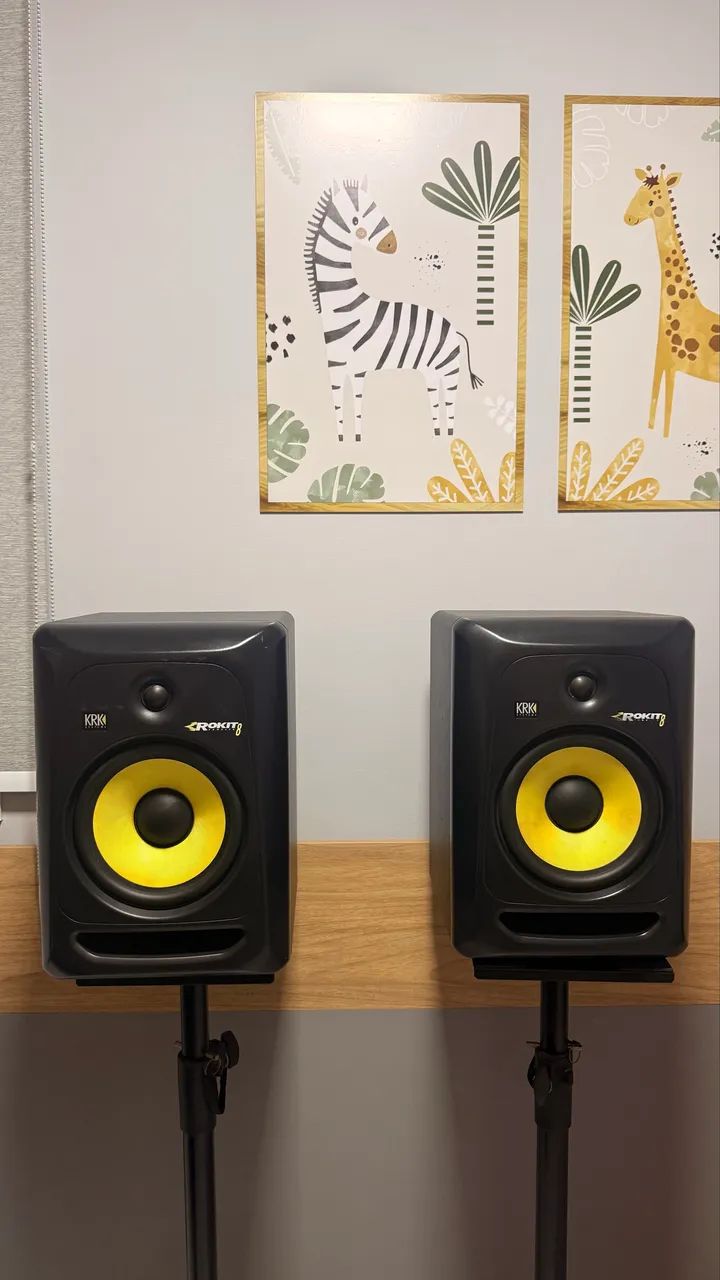Par KRK Rokit 8 - Perfeito Estado | R$ 3.200 - Foto 3
