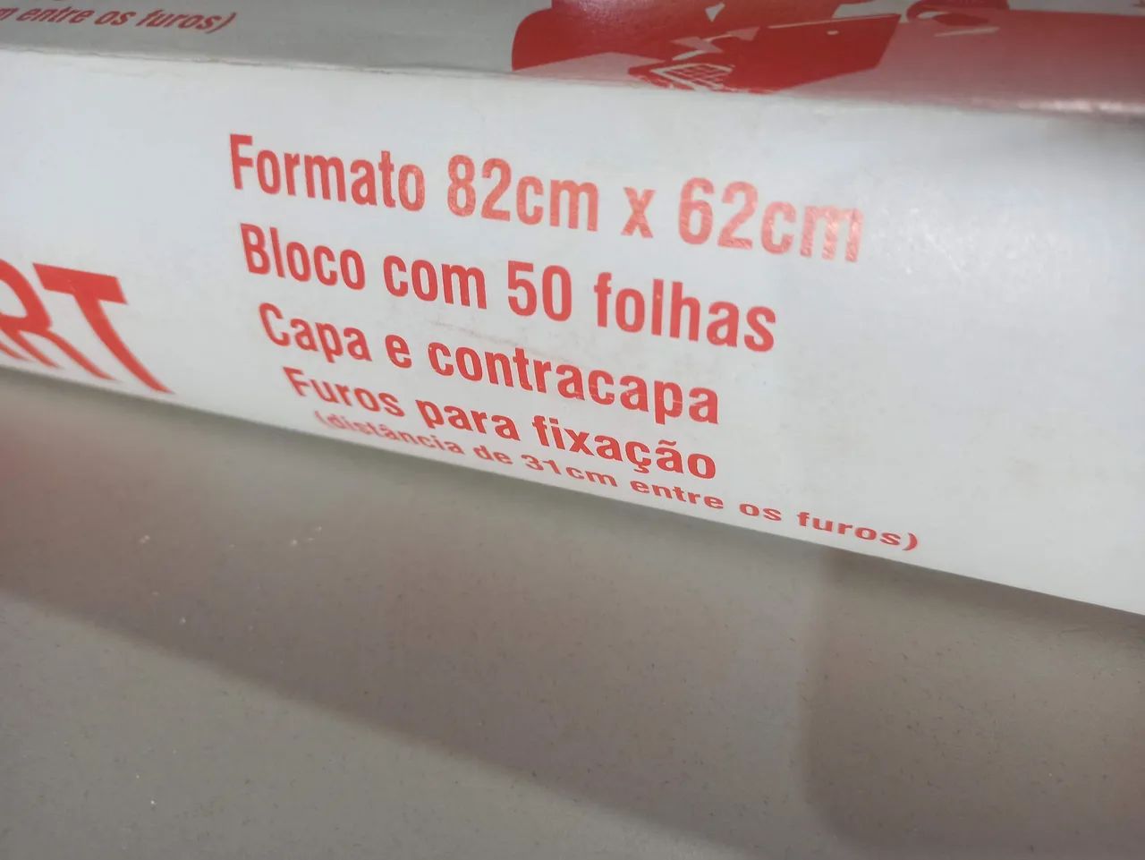 Bloco Flip Chart 82x62cm com 50 Folhas - Novo - Foto 3