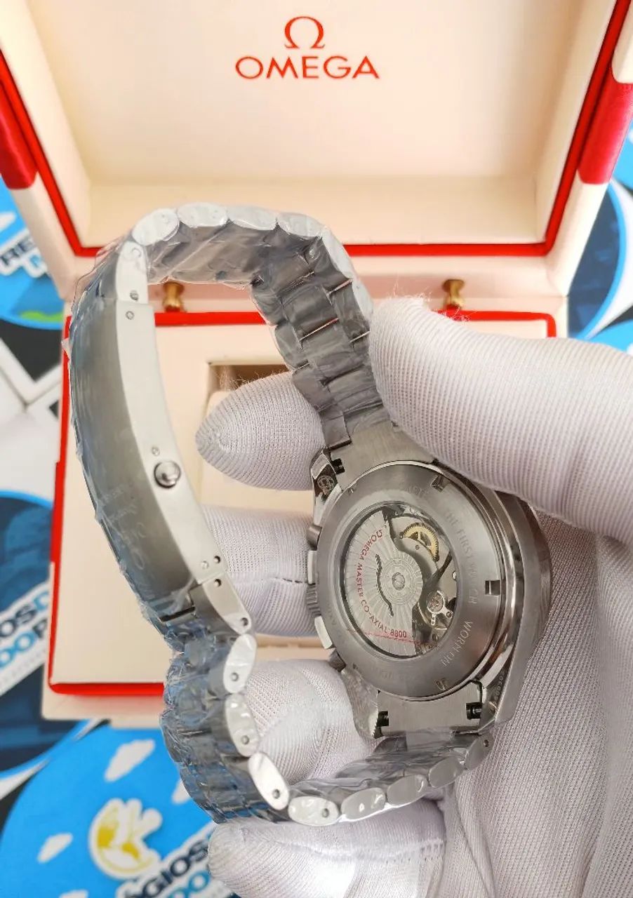RELÓGIO OMG SEAMASTER SPEEDMASTER AUTOMÁTICO.  - Foto 5