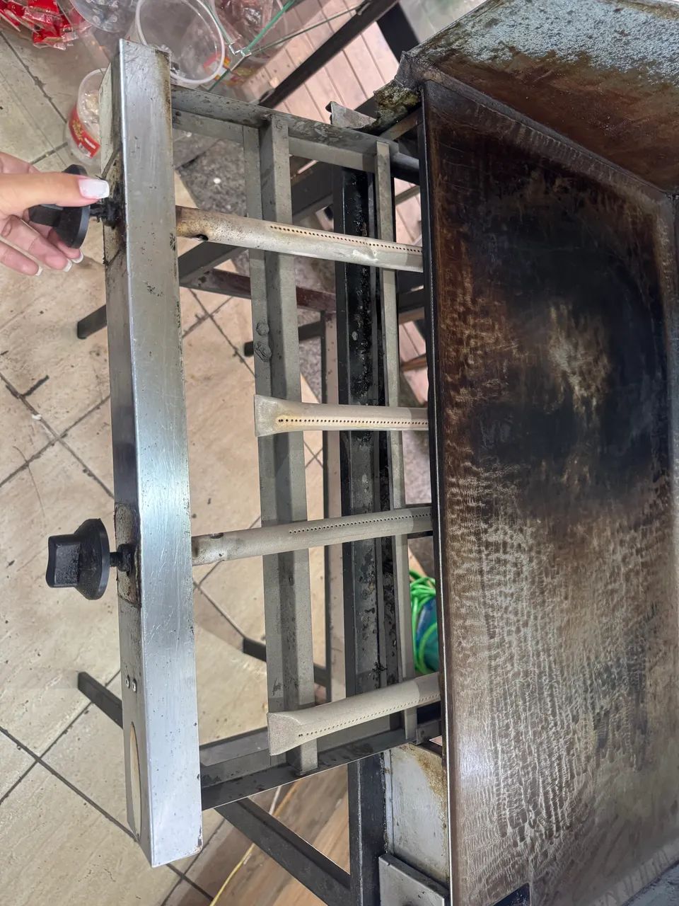 Chapa de lanchonete a gás  - Foto 2