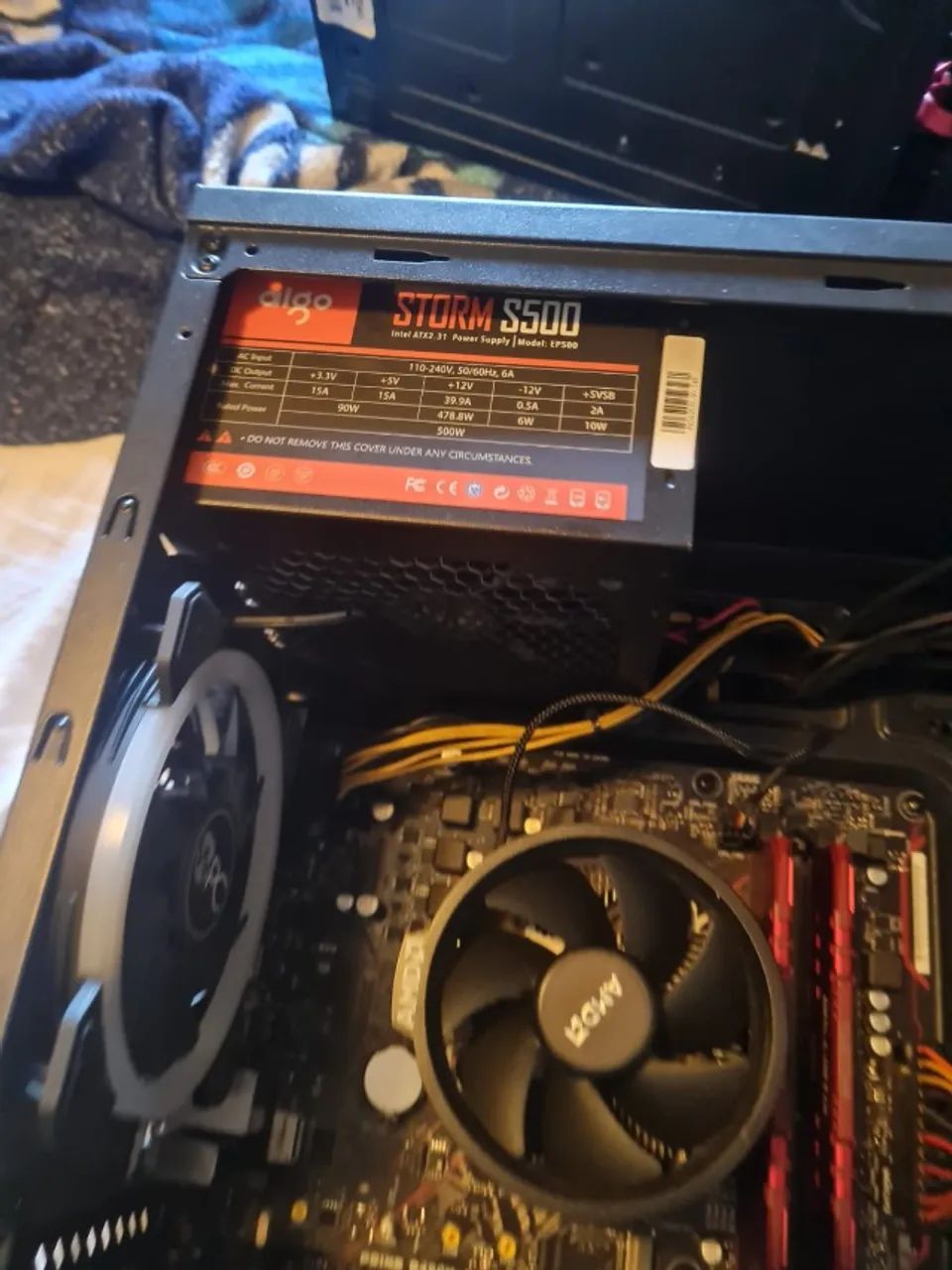 computador gamer completo ryzen 5 + 16gb ddr4+ rx 5700 8g+ b450m + hd 1tb - Foto 4