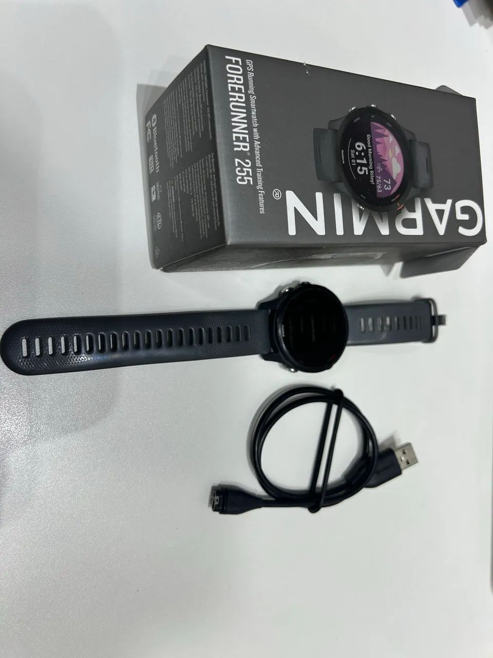 GARMIN FORERUNNER 255 CINZA (USADO - EM ÓTIMO ESTADO