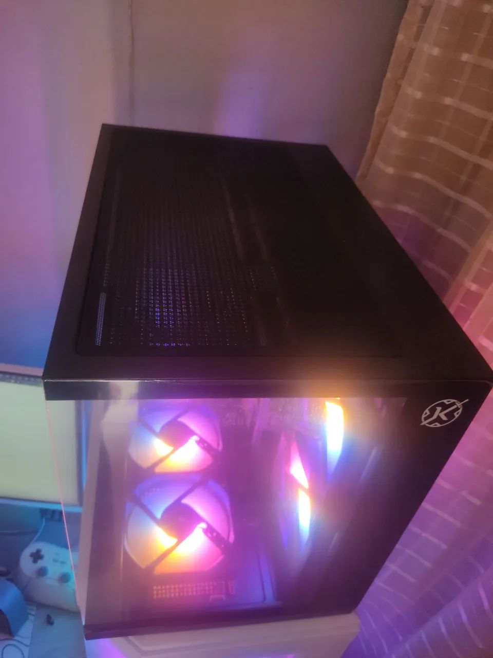 gabinete aquário gamer rgb - Foto 3