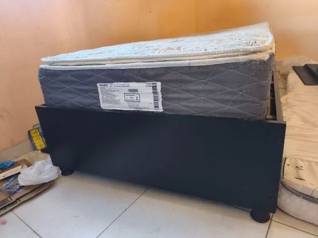 Cama solteiro completa