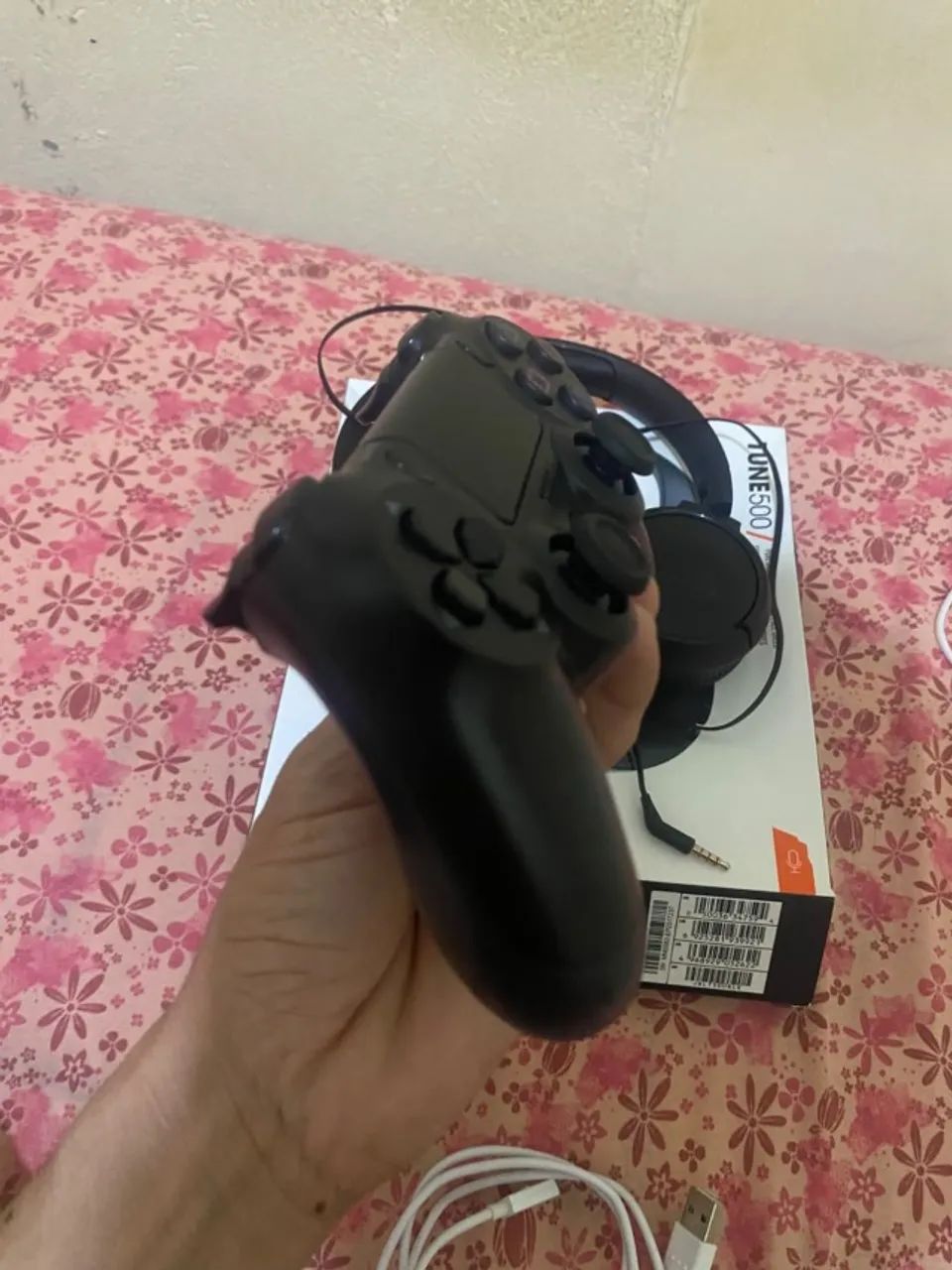 fone + controle de ps4 - Foto 2