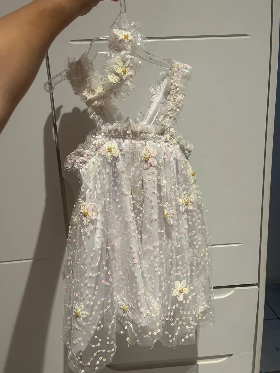 Vestido Branco luxo 