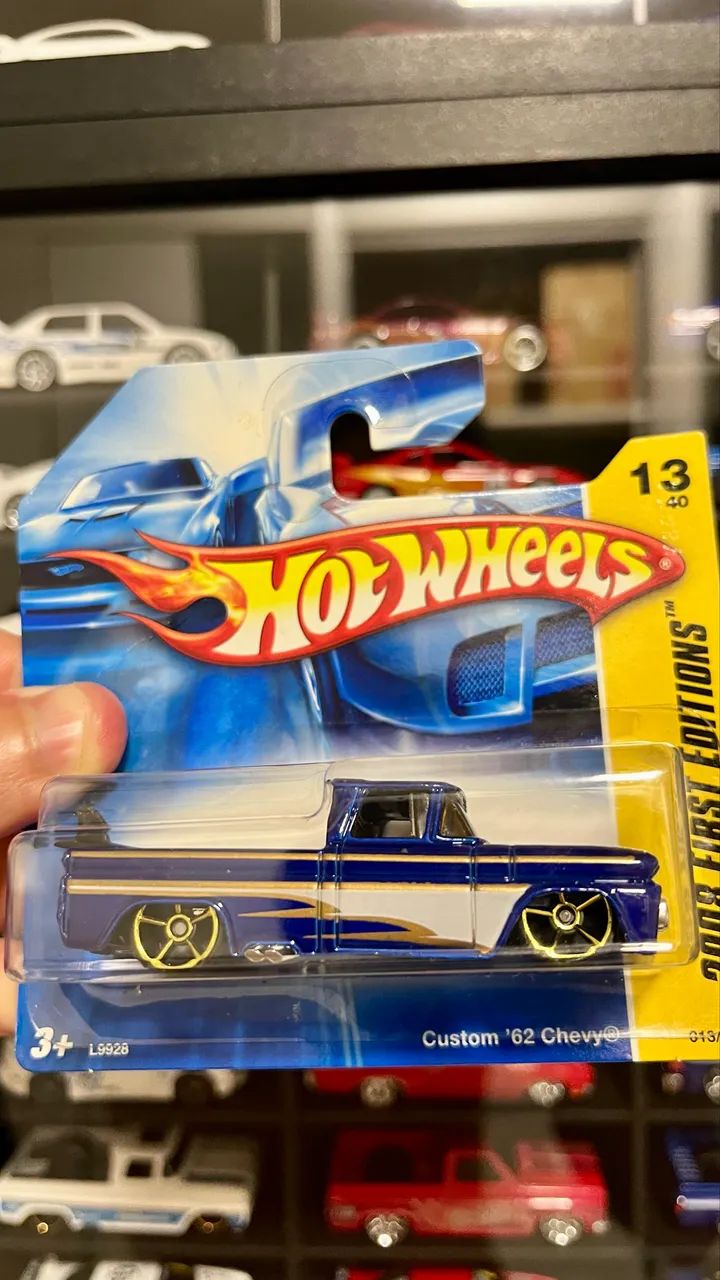 Hot Wheels - Custom 62 Chevy 2008 + Protetor de Blister - Foto 4