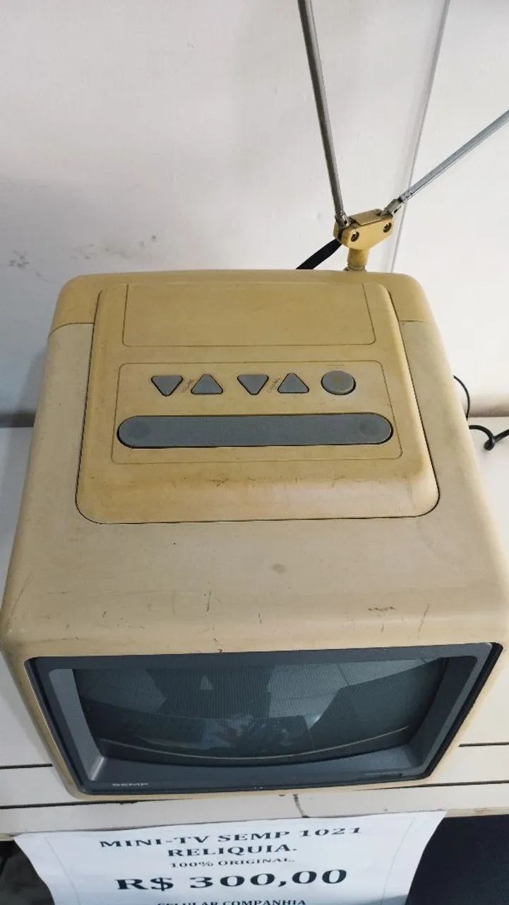 MINI TV SEMP 1021 ORIGINAL RELÍQUIA VINTAGE - Foto 2