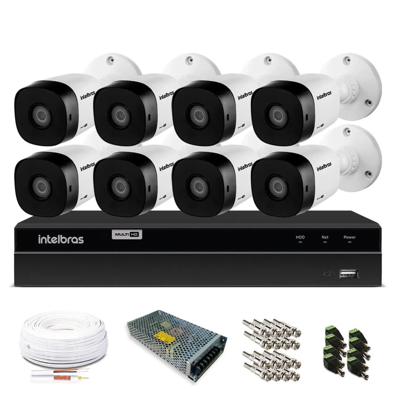 KIT CFTV INTELBRAS INSTALAÇÃO INCLUSA