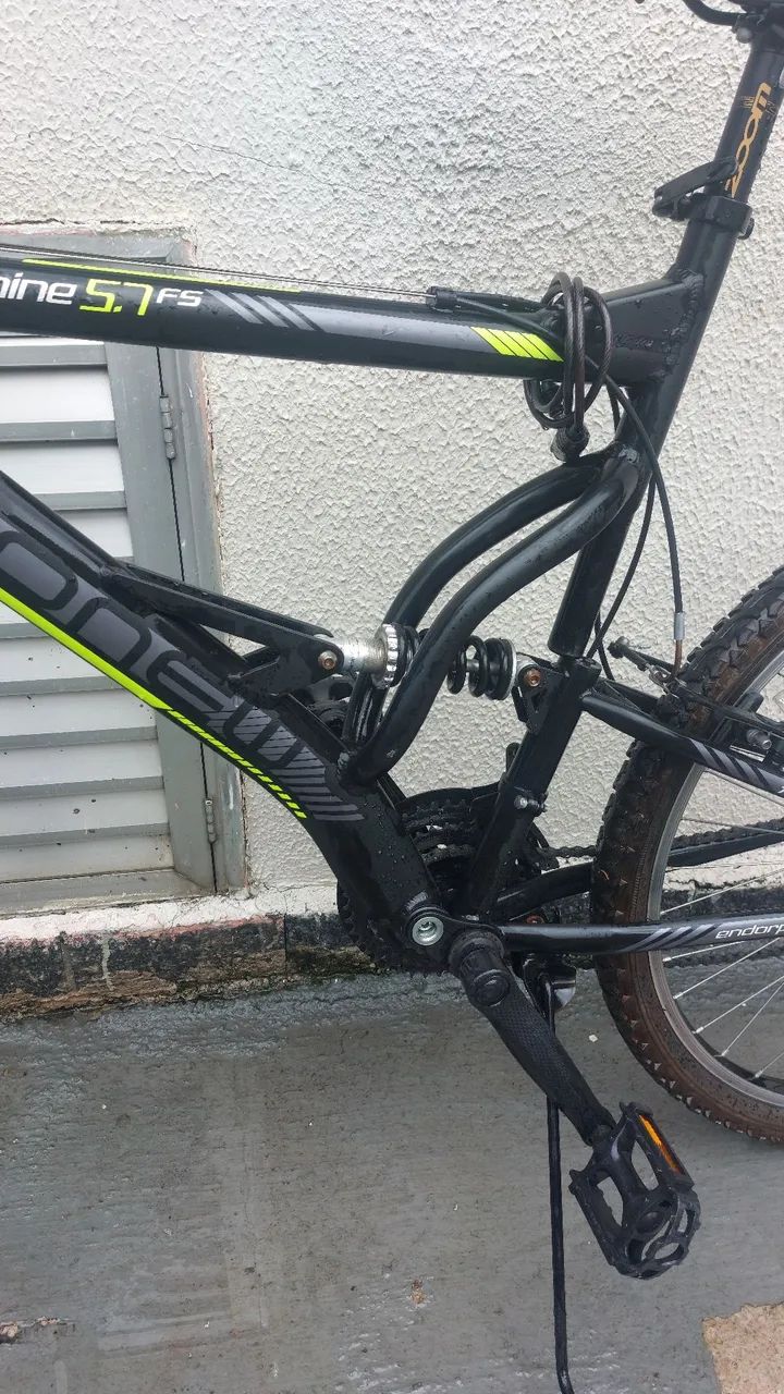  Bicicleta com dois amortecedores. Gonew endorphine 5.7 - Foto 5