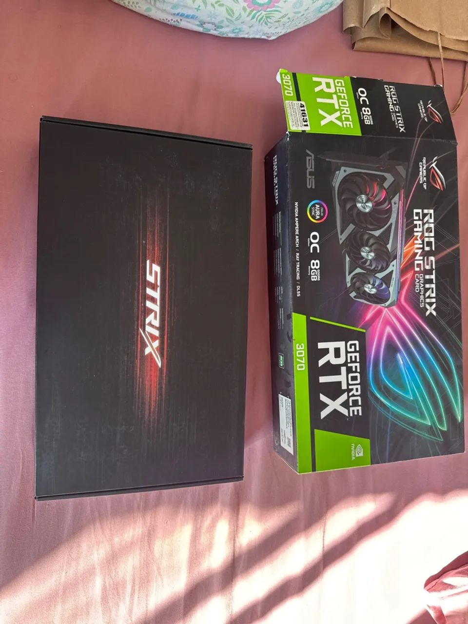 Placa de vídeo Asus Rog Strix RTX 3070 OC - Foto 2
