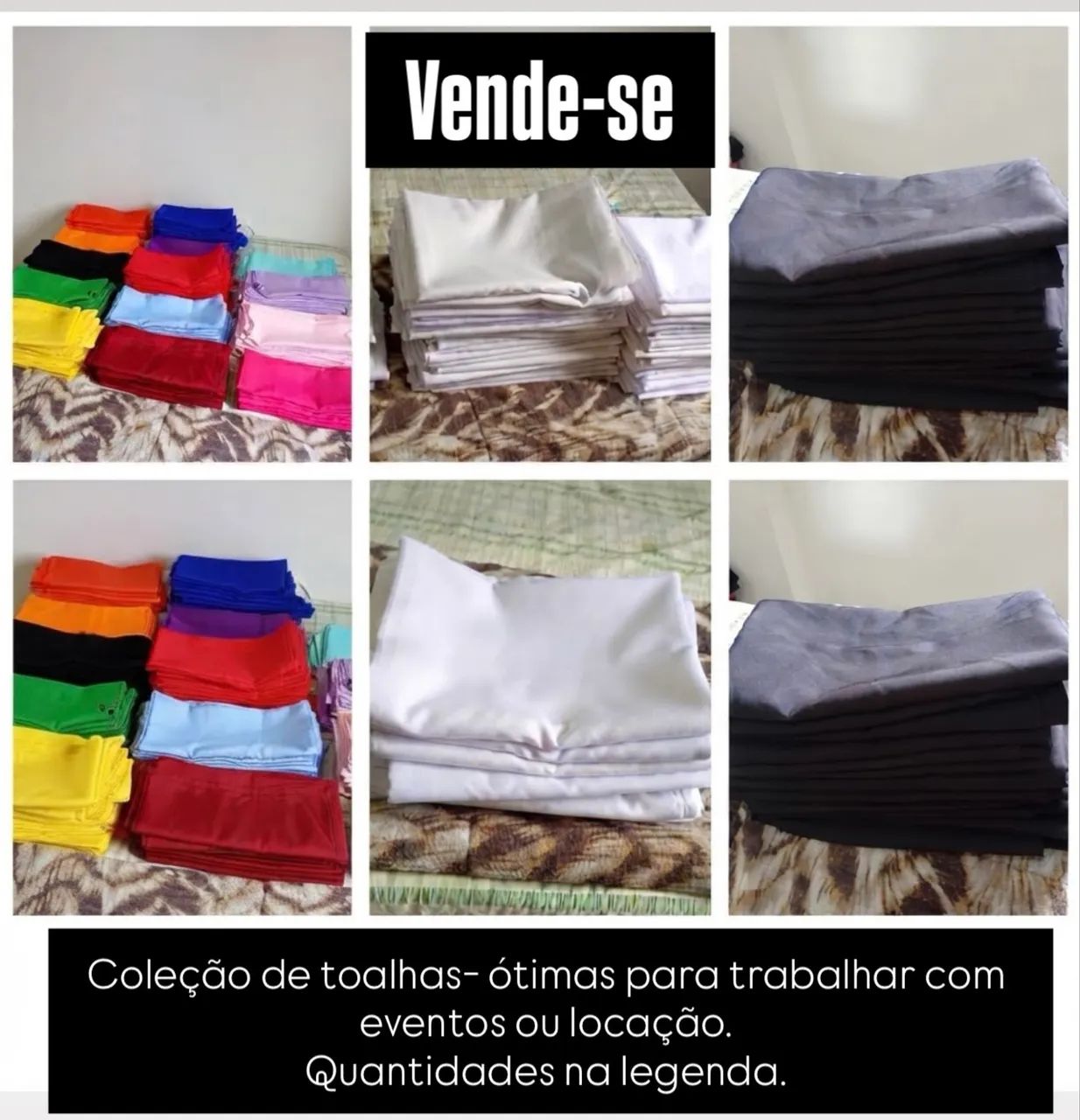 LOTE DE TOALHAS 