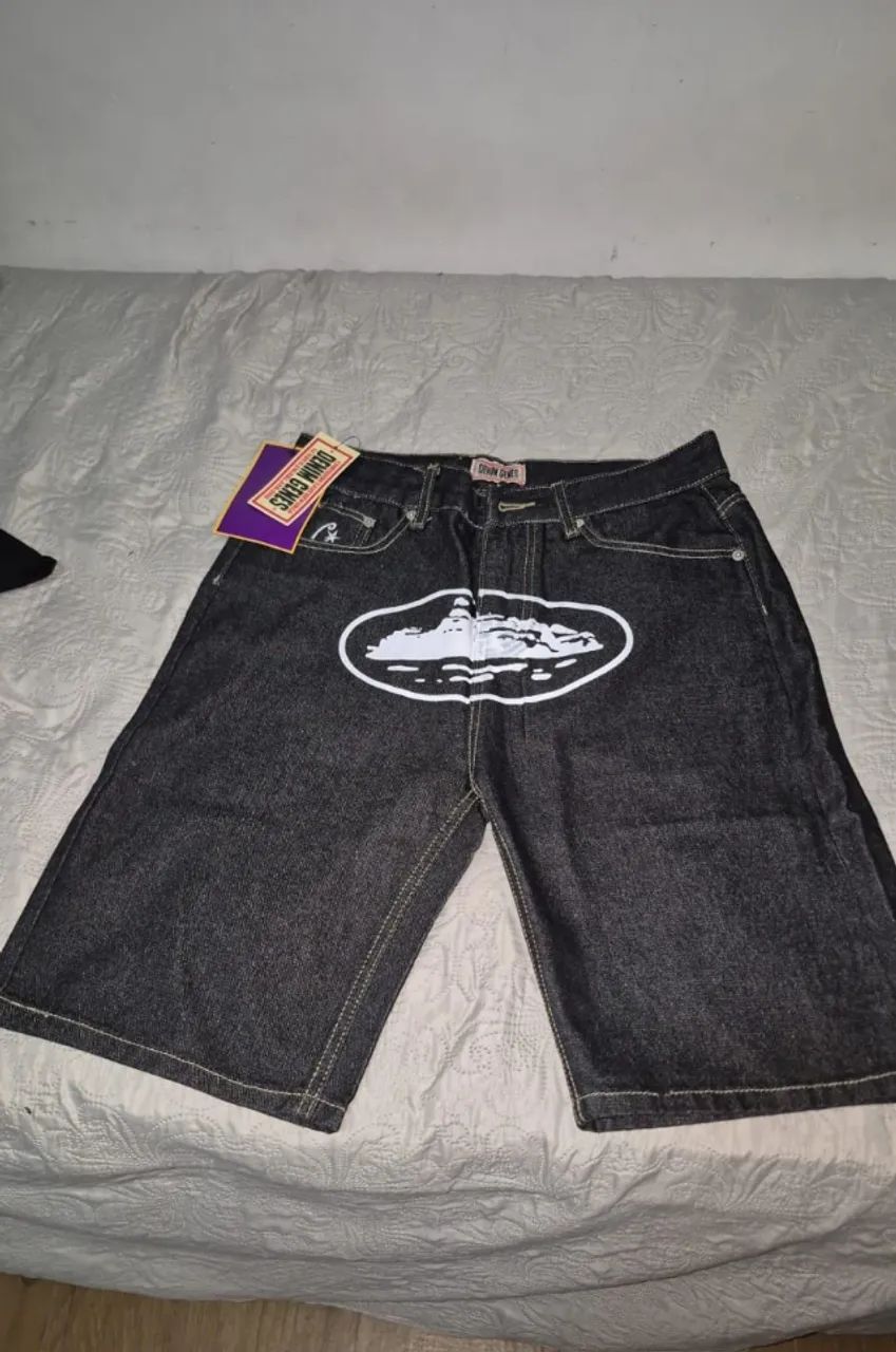 Jorts Corteiz tamanho L/EUA M/Brasil