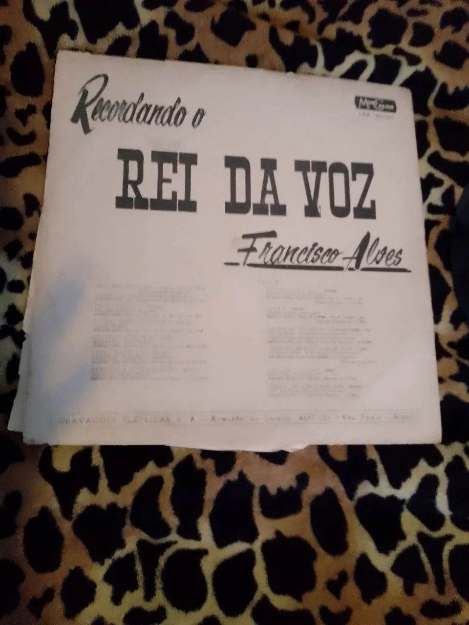 Disco Vinil Recordando o Rei da Voz Francisco Alves. - Foto 2